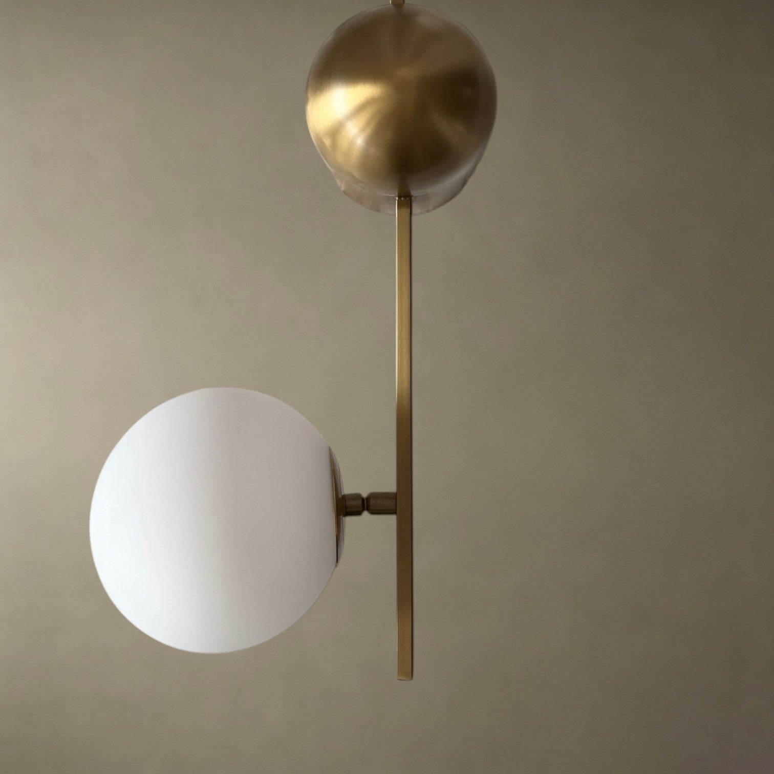 Frosted Glass Spherical Wall Lamp