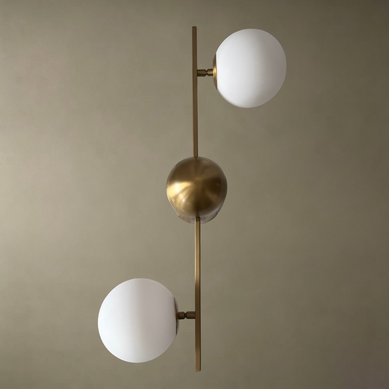 Frosted Glass Spherical Wall Lamp