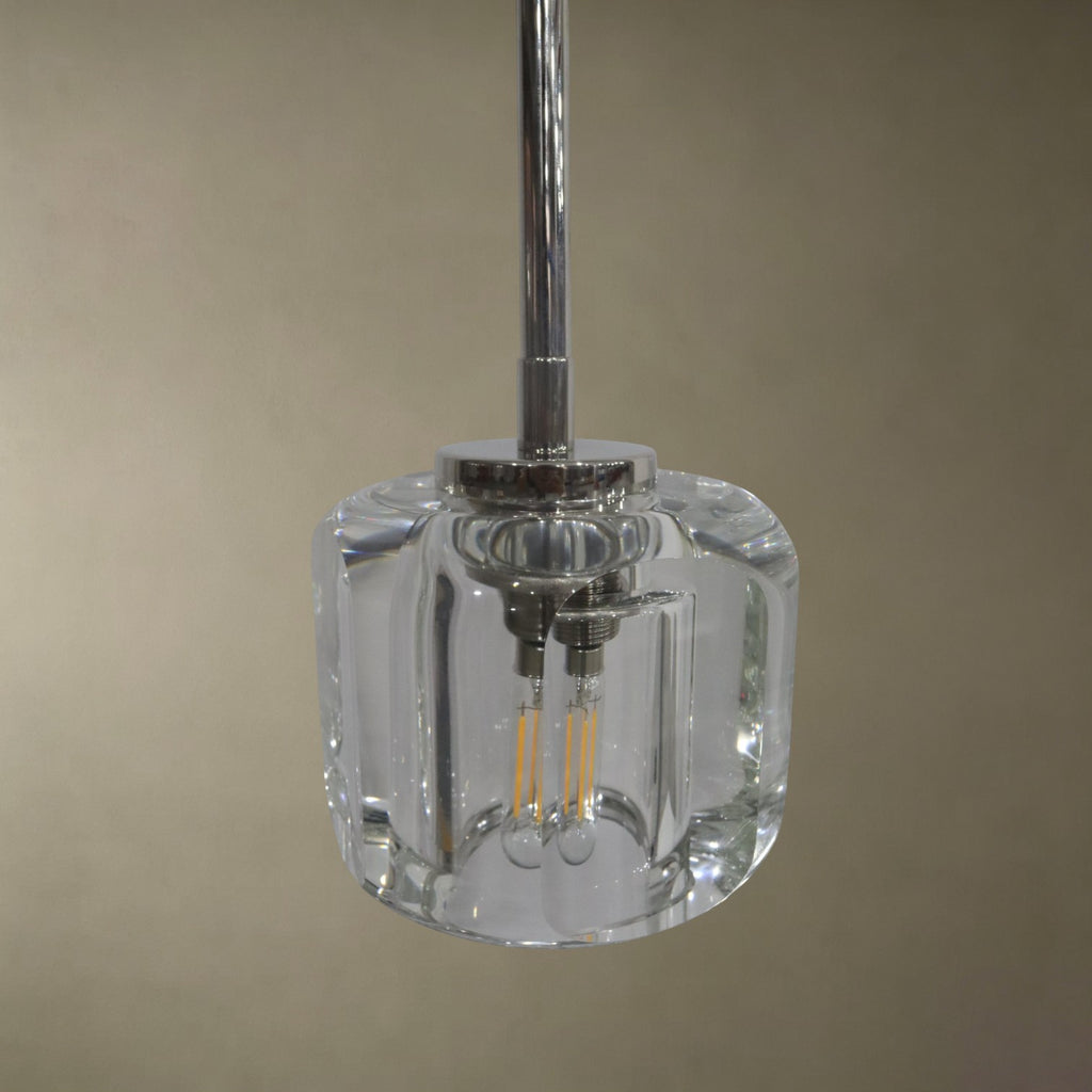 Crystal Column Pendant Light