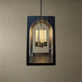 Black Arched Glass Chandelier