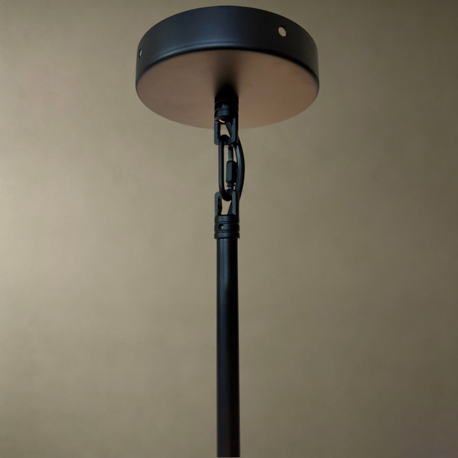 Black Arched Glass Chandelier