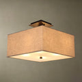 Square Fabric Ceiling Light