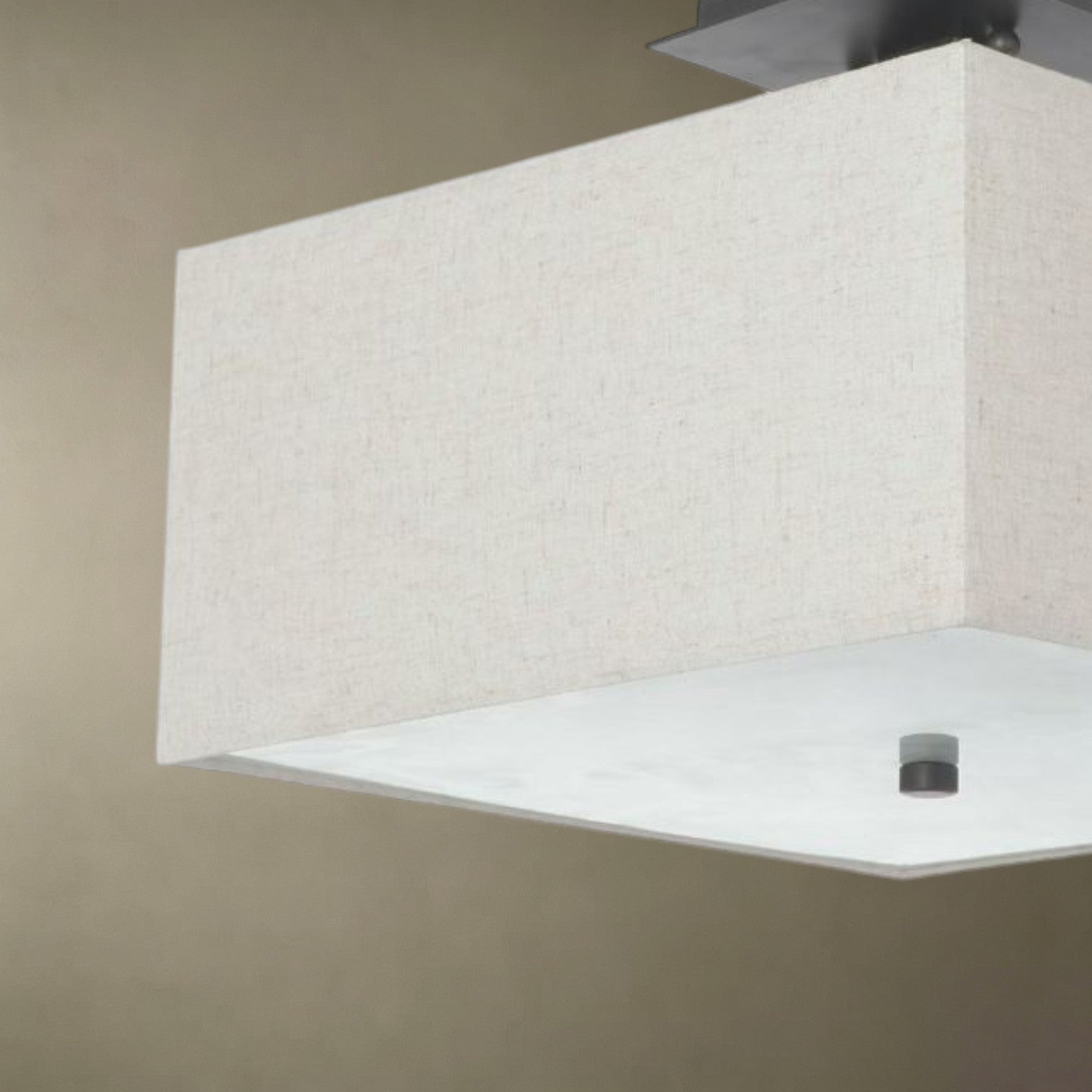 Square Fabric Ceiling Light